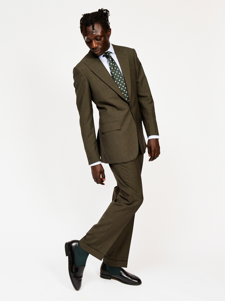 スーツ ASCLO Corduroy Three Tuck Slacks mustard ASCLO Corduroy Three Tuck Slacks mustard - メルカリ